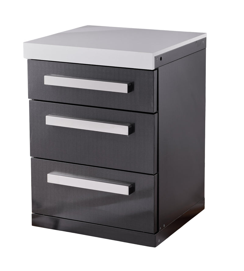 Mont Alpi Mont Alpi Black Series 3 Drawer Cabinet Module MA-DR-BSS 727252547670
