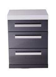 Mont Alpi Mont Alpi Black Series 3 Drawer Cabinet Module MA-DR-BSS Outdoor Kitchen Cabinets 727252547670