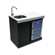Mont Alpi Mont Alpi Black Stainless Steel Beverage Center MASF-BSS 689771008721