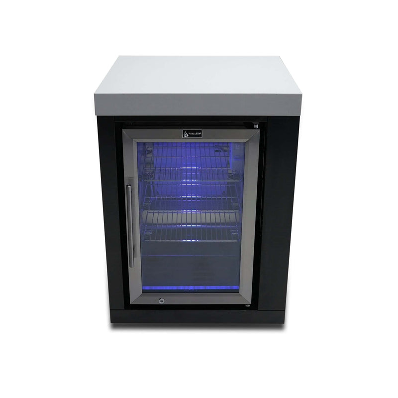 Mont Alpi Mont Alpi Black Stainless Steel Fridge Cabinet Module MASFM-BSS 689771008752
