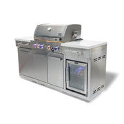 Mont Alpi Mont Alpi Compact Island with Refrigerator MA-957FCRS Outdoor Kitchen Pre-Built Bundle