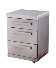 Mont Alpi Mont Alpi Stainless Series 3 Drawer Cabinet Module MA-DR-SS