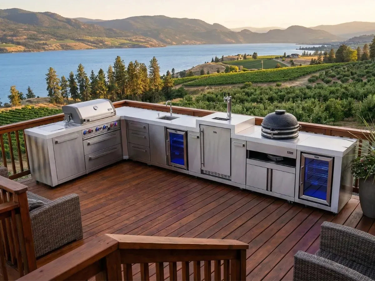 The Outdoor Kitchen That Arrives Ready to Cook