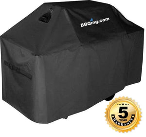 Heavy Duty 54" BBQ Cover 5-year warranty  (BBQing.com Logo)