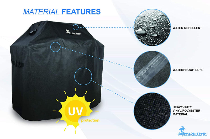 Montana Heavy Duty 80" BBQ Cover by Montana PTCLH80 Accessory Cover BBQ 835058000197