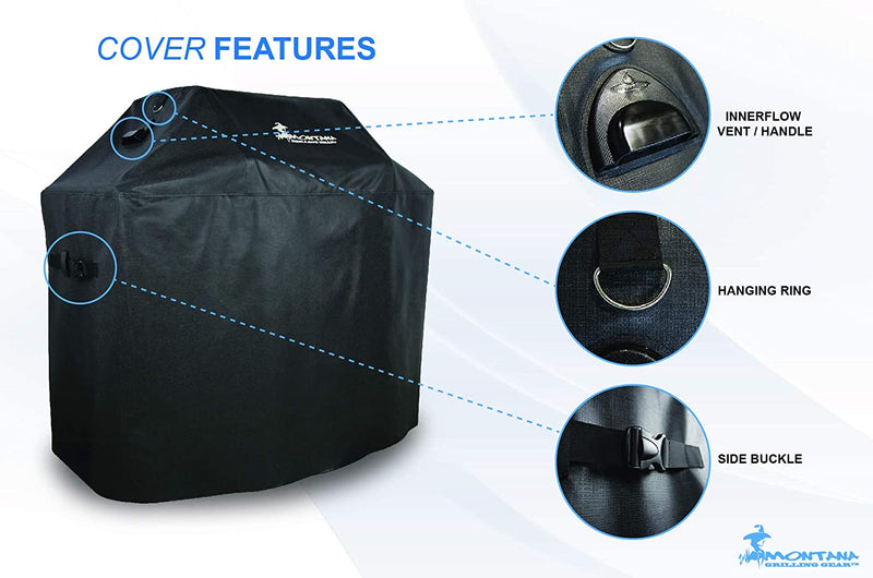 Montana Heavy Duty 80" BBQ Cover by Montana PTCLH80 Accessory Cover BBQ 835058000197