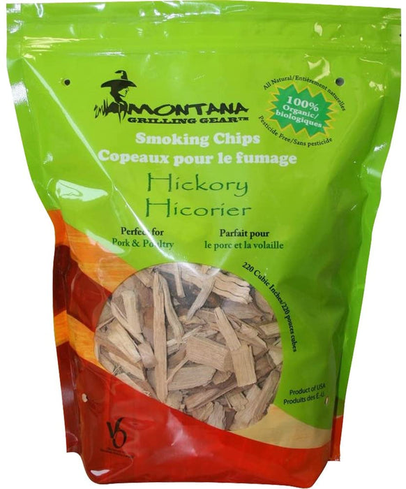 Montana Montana Hickory Wood Chips SC192-DEH Accessory Smoker Wood Chip & Chunk 835058004805