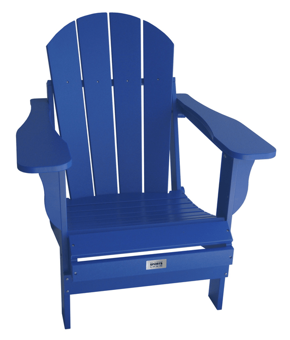 My Custom Sports Chairs Adult Resin Folding Chair Blue MCSC-ADIR-BLUE Patio Furniture
