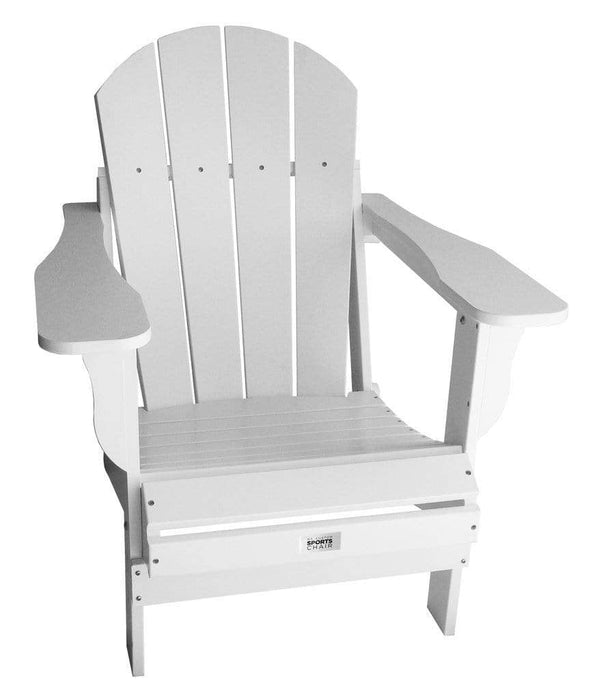 My Custom Sports Chairs Adult Resin Folding Chair White MCSC-ADIR-WHITE Patio Furniture