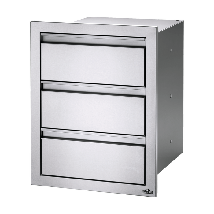 Napoleon Built-In 18" X 24" Triple Drawer BI-1824-3DR