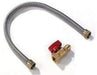 Napoleon Napoleon 12" 3/8 Stainless Steel Gas Flex Connector & Shut Off FC-12 FC-12 Fireplace Accessory