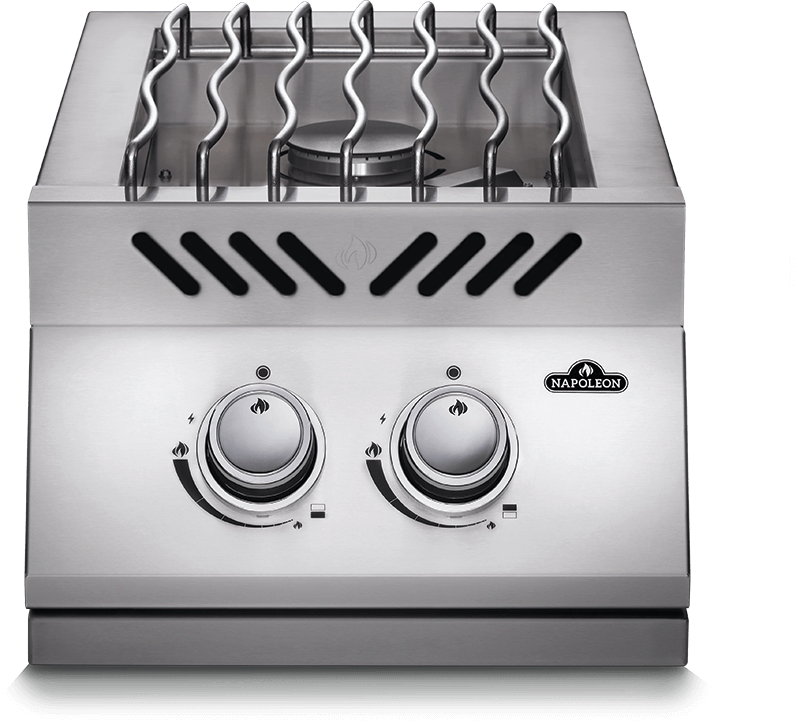 Napoleon Napoleon 500 Series 12" Built-In Inline Dual Range Burner BI12RT Outdoor Kitchen Side Burner