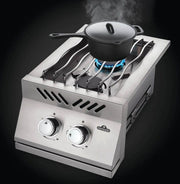 Napoleon Napoleon 500 Series 12" Built-In Inline Dual Range Burner BI12RT Outdoor Kitchen Side Burner