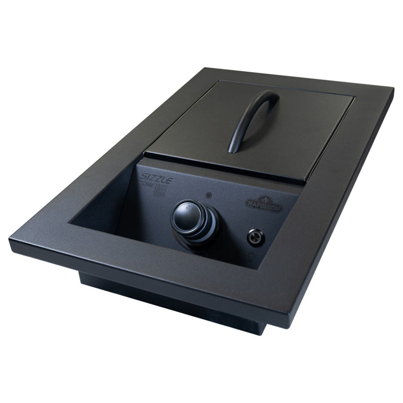 Napoleon Napoleon 700 Series 10" Built-in Single Infrared Drop-In Burner BIB10IR, Matte Black Natural Gas / Matte Black BIB10IRNMK Outdoor Kitchen Side Burner 629162154910