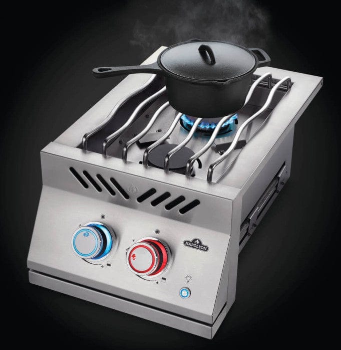 Napoleon Napoleon 700 Series 12" Built-In Inline Dual Range Burner BIB12RT Outdoor Kitchen Side Burner