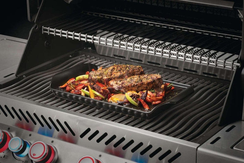 Napoleon Napoleon 70150 Roasting Pan and Beer can Chicken Roaster Set 70150 Accessory Grill Basket & Topper 629162701503