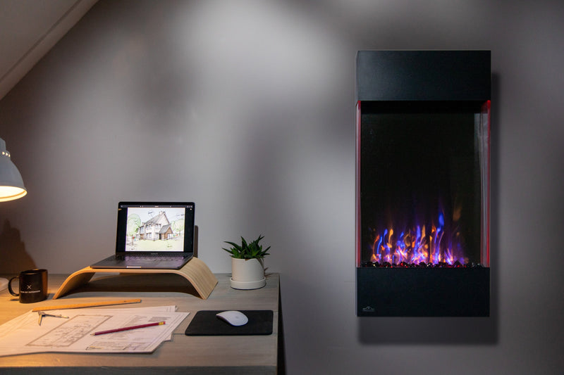 Napoleon Napoleon Allure Vertical 32" Wall Mount Electric Fireplace NEFVC32H Electric NEFVC32H Wall Mount Electric Fireplace 629169069019