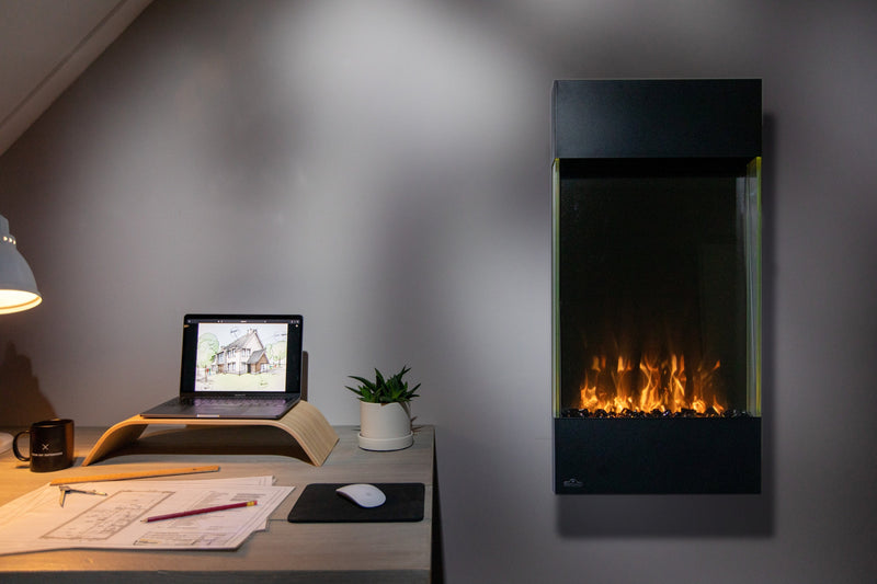 Napoleon Napoleon Allure Vertical 32" Wall Mount Electric Fireplace NEFVC32H Electric NEFVC32H Wall Mount Electric Fireplace 629169069019
