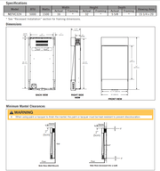 Napoleon Napoleon Allure Vertical 32" Wall Mount Electric Fireplace NEFVC32H Electric NEFVC32H Wall Mount Electric Fireplace 629169069019