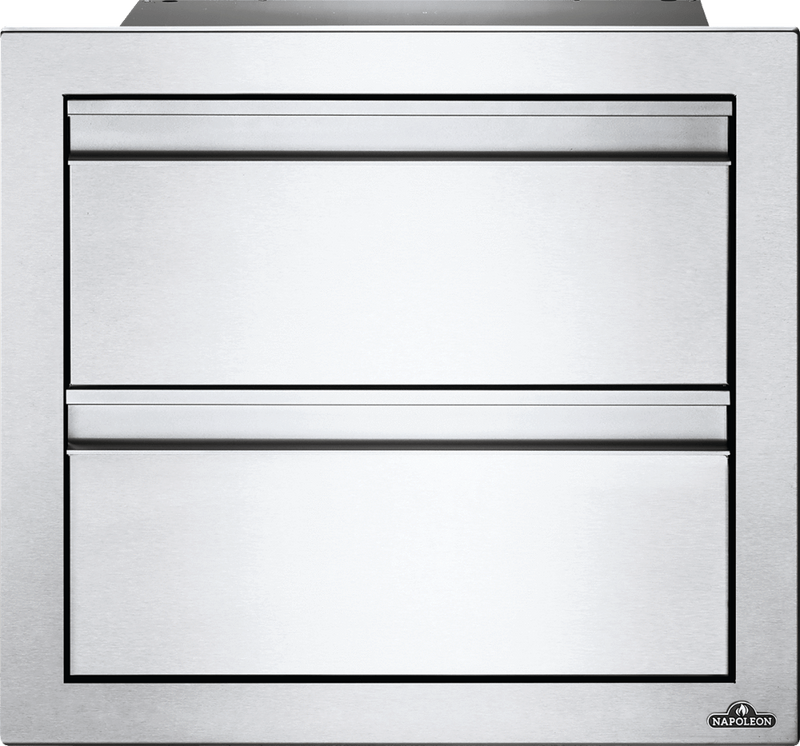 Napoleon Napoleon Built-In 18" X 16" Double Drawer BI-1816-2DR BI-1816-2DR Outdoor Kitchen Door, Drawer & Cabinet 629162131546
