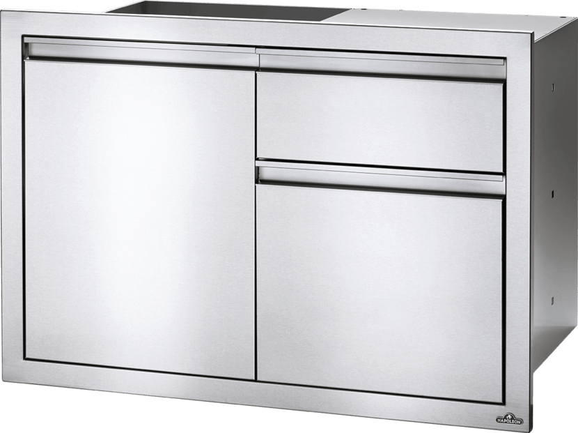 Napoleon Napoleon Built-In 36" X 16" Single Door and Double Drawer Cabinet BI-3616-1D2DR BI-3616-1D2DR Outdoor Kitchen Door, Drawer & Cabinet 629162137944