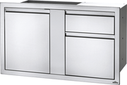 Napoleon Napoleon Built-In 42"X 24" Large Door & Waste Bin Drawer & Paper Towel Holder BI-4224-1D1W BI-4224-1D1W Outdoor Kitchen Door, Drawer & Cabinet 629162131683