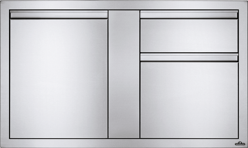 Napoleon Napoleon Built-In 42"X 24" Large Door & Waste Bin Drawer & Paper Towel Holder BI-4224-1D1W BI-4224-1D1W Outdoor Kitchen Door, Drawer & Cabinet 629162131683