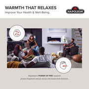 Napoleon Napoleon CLEARion Elite 50 See Through Built-In Electric Fireplace Electric NEFBD50HE Built-In Electric Fireplace 629169074570
