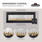 Napoleon Napoleon CLEARion Elite 50 See Through Built-In Electric Fireplace Electric NEFBD50HE Built-In Electric Fireplace 629169074570
