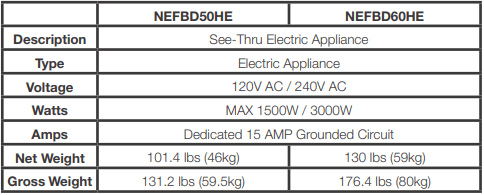 Napoleon Napoleon CLEARion Elite 60" See Through Built-in Electric Fireplace NEFBD60HE Canada Electric NEFBD60HE Built-In Electric Fireplace 629169079896
