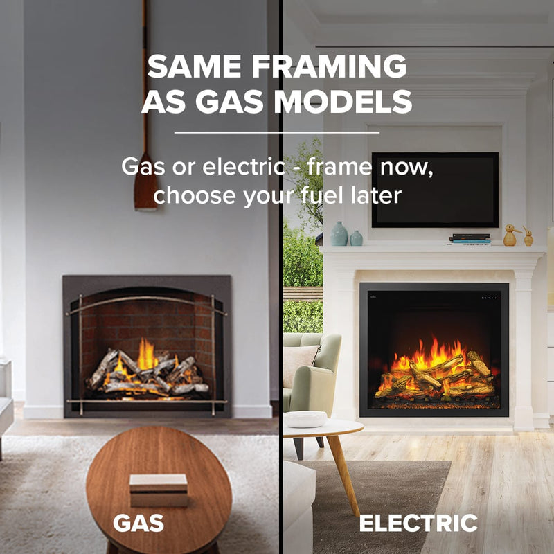Napoleon Napoleon Elevation Electric 36 Built-in Electric Fireplace NEFB36H-MF Built-In Electric Fireplace 629169090587