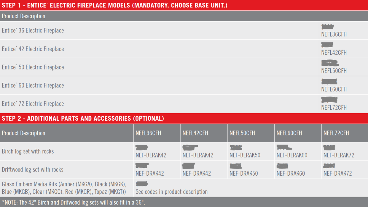 Napoleon Napoleon Entice 50" Wall Mount Electric Fireplace NEFL50CFH-1 Canada Electric NEFL50CFH-1 Wall Mount Electric Fireplace 629169088935