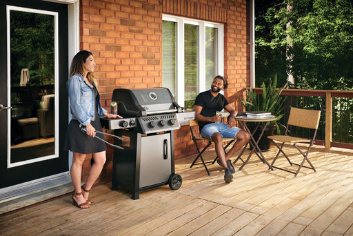 Napoleon Napoleon Freestyle 365 3-Buner BBQ with Side Burner Propane / Graphite Grey F365DSBPGT-ECP Freestanding Gas Grill