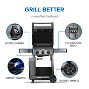 Napoleon Napoleon Freestyle 365 Gas Grill, Graphite Grey Freestanding Gas Grill