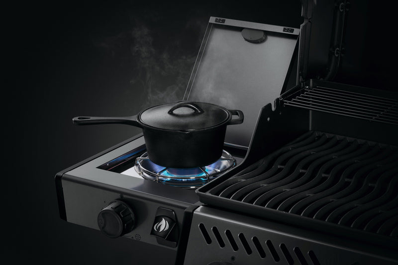 Napoleon Napoleon Freestyle 425 4-Burner BBQ with Side Burner Propane / Graphite Grey F425DSBPGT-ECP Freestanding Gas Grill