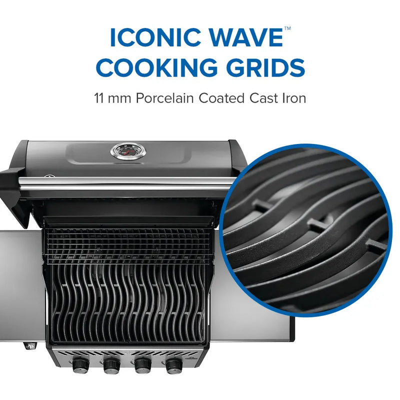 Napoleon Napoleon Freestyle 425 Gas Grill, Graphite Grey Freestanding Gas Grill