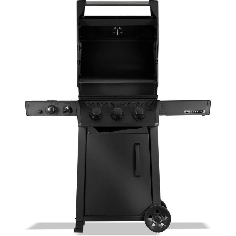 Napoleon Napoleon Freestyle PRO 365 3-Burner BBQ with Infrared Side Burner – Matte Black Freestanding Gas Grill