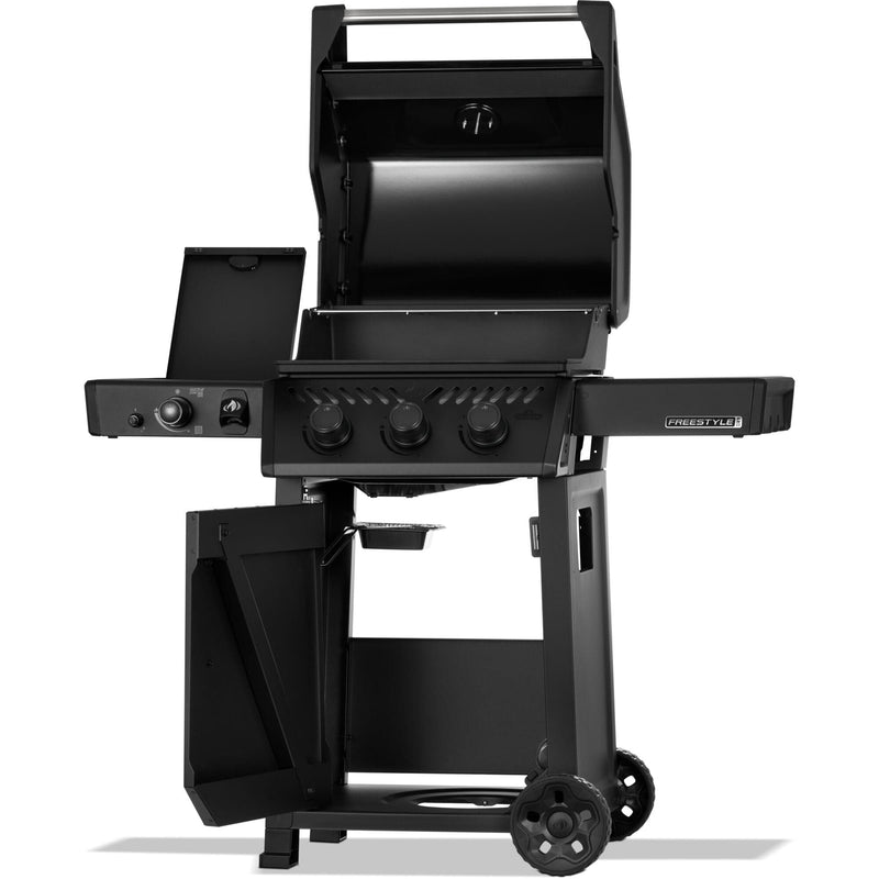 Napoleon Napoleon Freestyle PRO 365 3-Burner BBQ with Infrared Side Burner – Matte Black Freestanding Gas Grill