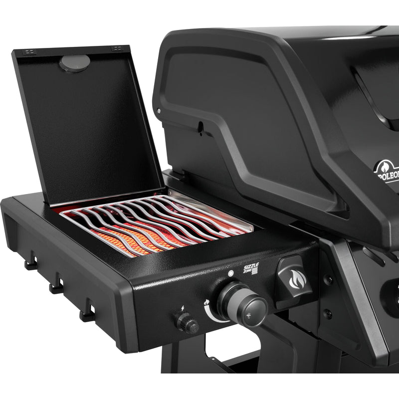 Napoleon Napoleon Freestyle PRO 365 3-Burner BBQ with Infrared Side Burner – Matte Black Freestanding Gas Grill