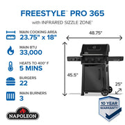 Napoleon Napoleon Freestyle PRO 365 Gas Grill Freestanding Gas Grill