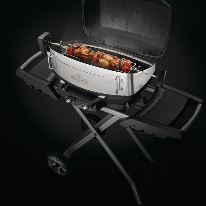 Napoleon Napoleon Heavy Duty Rotisserie And Shroud For PRO/TravelQ 285 Portable Grill Models 69281 69281 Accessory Rotisserie 629162692818