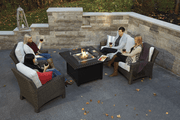 Napoleon Napoleon Kensington Square Patioflame Table KENS2-BZ-1 Propane / Bronze KENS2-BZ-1 Firepit Table Square 629162130556