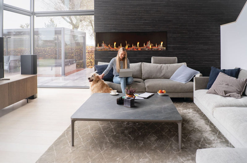 Napoleon Napoleon Luminex 65 LCD Electric Linear Built-in Fireplace NEFL65LCD-3SV Built-In Electric Fireplace 629169090617