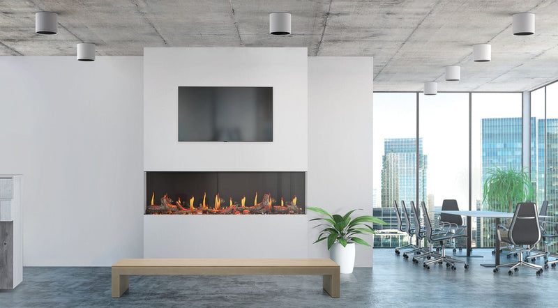 Napoleon Napoleon Luminex 65 LCD Electric Linear Built-in Fireplace NEFL65LCD-3SV Built-In Electric Fireplace 629169090617