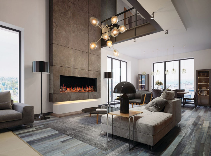 Napoleon Napoleon Luminex 65 LCD Electric Linear Built-in Fireplace NEFL65LCD-3SV Built-In Electric Fireplace 629169090617