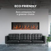 Napoleon Napoleon Luminex 65 LCD Electric Linear Built-in Fireplace NEFL65LCD-3SV Built-In Electric Fireplace 629169090617