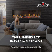 Napoleon Napoleon Luminex 65 LCD Electric Linear Built-in Fireplace NEFL65LCD-3SV Built-In Electric Fireplace 629169090617