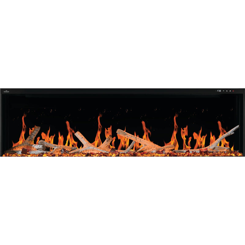 Napoleon Napoleon Luminex 65 LCD Electric Linear Built-in Fireplace NEFL65LCD-3SV Built-In Electric Fireplace 629169090617
