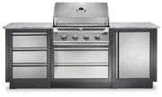 Napoleon Napoleon Oasis 100 Outdoor Kitchen with 32" Built-in 500 Series Outdoor Kitchen Cabinets