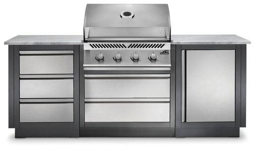 Napoleon Napoleon Oasis 100 Outdoor Kitchen with 32" Built-in 500 Series Outdoor Kitchen Pre-Built Bundle